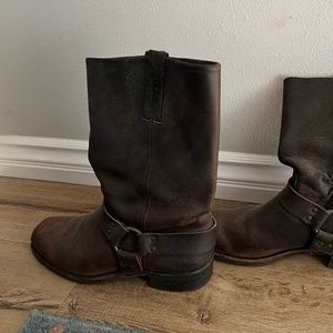 Frye Dark Brown Leather Harness Boot Men’s Size 13